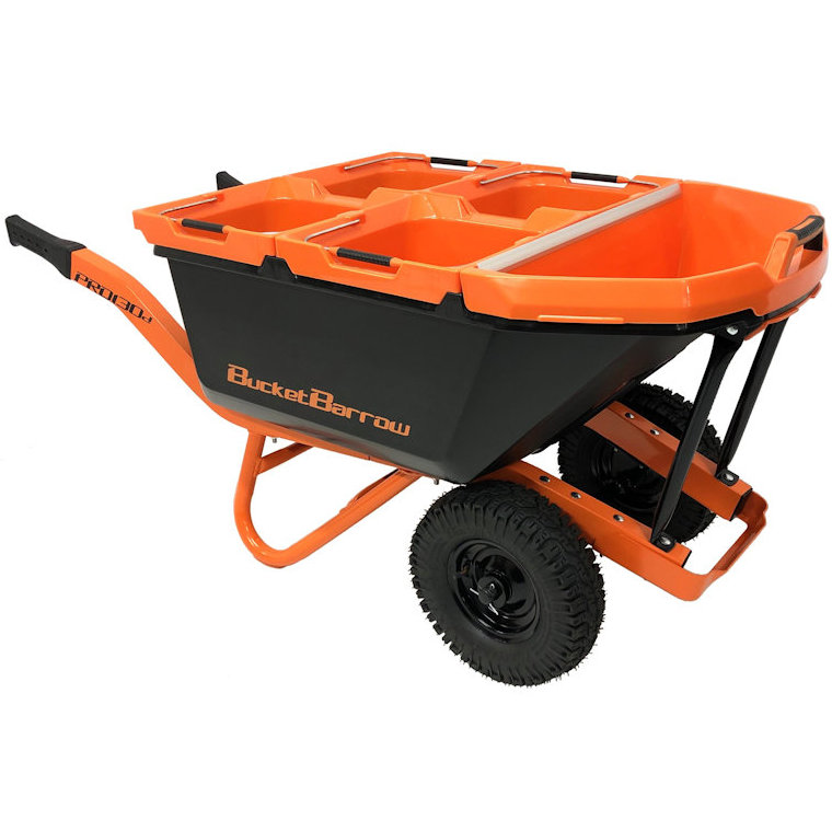 BucketBarrow Pro130D Dual Wheel Wheelbarrow Kit PALLET DEAL x 6