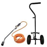 Sherpa Professional Gas Weed Burner and Trolley Kit