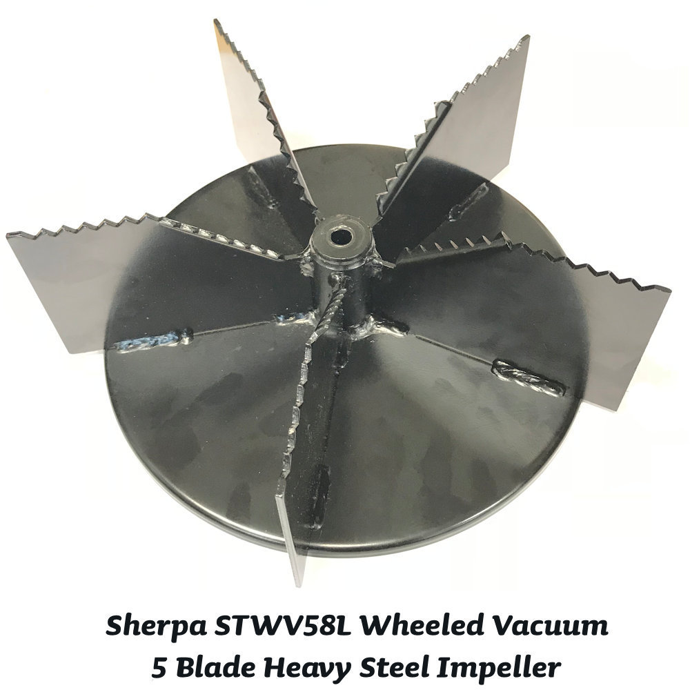 Heavy Steel Impeller - Sherpa Petrol Wheeled Leaf Vacuum 58cm / 159cc